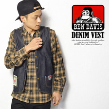 BEN DAVIS DENIM VEST GA-2780020画像