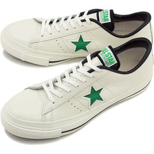CONVERSE ONE STAR J ホワイト/ライトグリーン 32346754画像