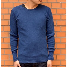 Velva Sheen 1PAC INDIGO SLUB THERMAL 1614003画像