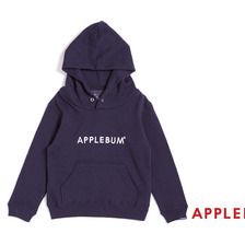 APPLEBUM AB ロゴ刺繍スウェットパーカー NAVY画像