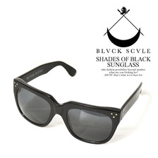 BLACK SCALE SHADES OF BLACK SUNGLASS BSSU13-AC09画像