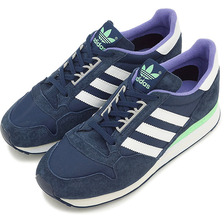 adidas ZX 500 OG W カレッジネイビー/ランニングホワイト/ライトフラッシュグリーン M19355画像