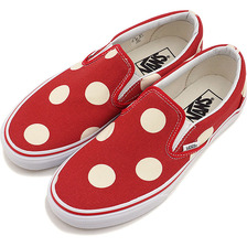 VANS CLASSICS CLASSIC SLIP-ON (POLKA DOTS) FORMULA ONE VN-0ZMRFJM画像