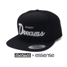 DREAM TEAM &times; essense Collaboration STREET DREAMS SNAPBACK BLACK画像