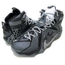 NIKE LEBRON XII "BHM" EP blk/m.slv-wht 744697-001画像