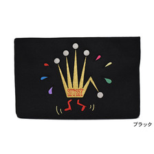 STUSSY WOMEN Running Crown Clutch Bag 234026画像