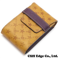 Vivienne Westwood ORB型押しモノグラム シガレットケース BEIGE画像