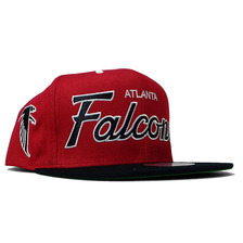 Mitchell & Ness ATLANTA FALCONS SNAPBACK REDxBLACK XGMNATF015画像