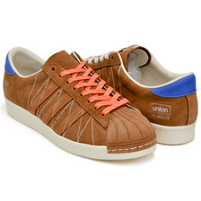 adidas SUPERSTAR 80V - UNION "UNION" TIMBER / TIMBER / CWHITE CONSORTIUM 10TH ANNIVERSARY B34097画像