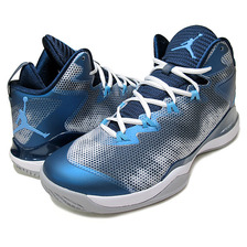 NIKE JORDAN SUPER. FLY 3 whtu.blu-mdnght nvy 684933-107画像