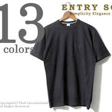 ENTRY SG プレーンクルーネックポケット付きTシャツ TIJUANA画像