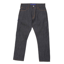 DENIM BY VANQUISH & FRAGMENT NW stay blue low crotch crkopped denim pants VFP5025画像