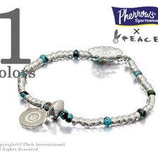 Pherrow's &times; PEACE 日本製 シルバービーズブレスレット PP-BRACELET1画像