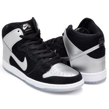 NIKE DUNK HIGH PRO SB ''TIN MAN'' BLACK / METALLIC SILVER - BLACK 305050-023画像