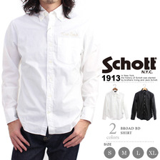 Schott BROAD BD SHIRT 3155012画像