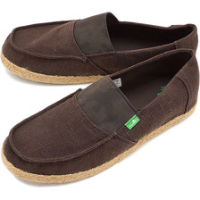 SANUK COMMODORE STRETCH BROWN HAZY PALMS SMF10641-BHPM画像