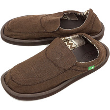SANUK CHIBA STITCHED DARK BROWN SMF10628-DKB画像