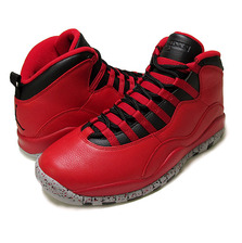NIKE AIR JORDAN 10 RETRO 30TH gym red/blk-wolf grey 705178-601画像