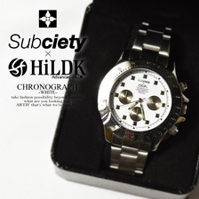 Subciety &times; HiLDK CHRONOGRAPH SZA103W画像