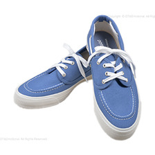 WAREHOUSE CANVAS DECK SHOES SAXE画像