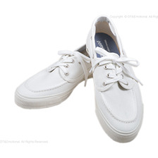 WAREHOUSE CANVAS DECK SHOES OFF-WHITE画像