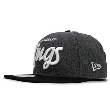NEW ERA LOS ANGELES KINGS SNAPBACK GREYxBLACK KTNELAK099画像
