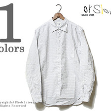 orslow ストライプ ドレスシャツ 01-8029画像