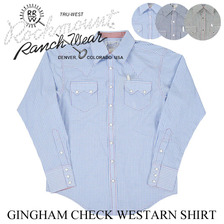 ROCKMOUNT ギンガムチェックウエスタンシャツ 615-C画像