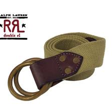 RRL キャンバス 真鍮 リング ベルト画像