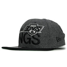 NEW ERA LOS ANGELES KINGS SNAPBACK GREYxBLACK NELAK057画像