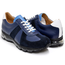 Tomo & Co GERMAN TRAINER NAVY / BLACK SOLE画像