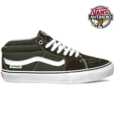 VANS SK8-MID PRO (ANTI HERO)GREEN/GROSSO VN-0SJJF6O画像