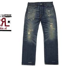 RRL ヴィンテージ リペア加工 STRAIGHT LEG ジーンズ SWEET WATER画像