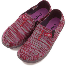 Cushe W SLIPPER II RED WOVEN UW01491B画像
