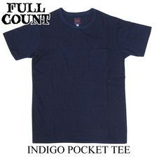 FULLCOUNT INDIGO POCKET TEE 5901画像