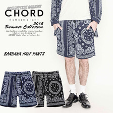 CHORD NUMBER EIGHT BANDANA HALF PANTS画像