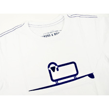 ALMOND &times; WOOLRICH SURFING SHEEP TEE画像