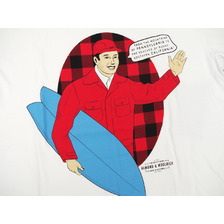 ALMOND &times; WOOLRICH SURFING PENNSYLVANIA TEE画像