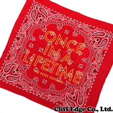 the POOL aoyama ONCE IN A LIFETIME OIALT REMAKE BANDANA REDxORANGE画像