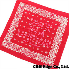 the POOL aoyama ONCE IN A LIFETIME OIALT REMAKE BANDANA REDxPINK画像