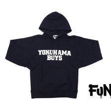 FUN YOKOHAMA BOYS PULLOVER PARKA NAVY画像