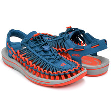 KEEN UNEEK INK BLUE / RED CLAY 1013089画像