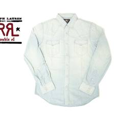 RRL ヴィンテージ加工 シャンブレー ウエスタンシャツ画像