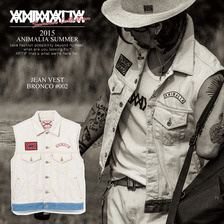 ANIMALIA JEAN VEST BRONCO #002 AN15U-01JK画像