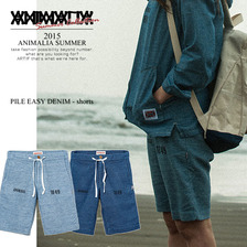ANIMALIA PILE EASY DENIM-shorts AN15U-PT05画像