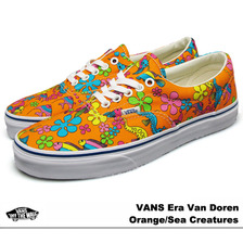 VANS Era (Van Doren) Orange/Sea Creatures VN-0ZULFP2画像