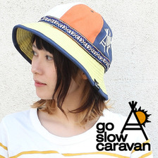 go slow caravan キャンバス 刺繍 マウンテンファティーグハット 312907画像