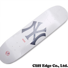 Supreme &times; New York Yankees &times; '47 Brand Skateboard WHITE画像