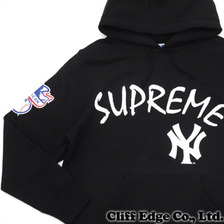 Supreme &times; New York Yankees &times; '47 Brand Hooded Sweatshirt BLACK画像