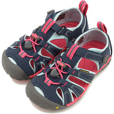 KEEN Seacamp II CNX CHILDREN MIDNIGHT NAVY/CORYDALIS BLUE 1012553画像